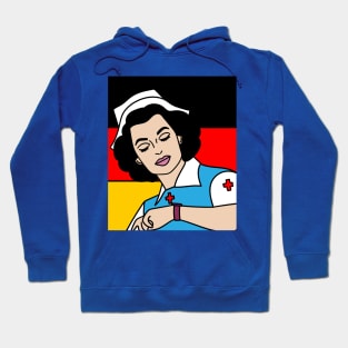 Colorful And Pretty Retro Nurse Hoodie